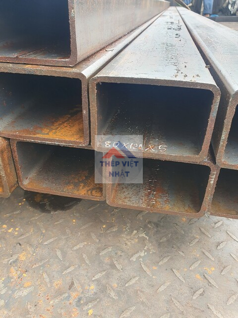 THÉP HỘP 80X120X6MM/ THÉP HỘP CHỮ NHẬT 80X120X6LI